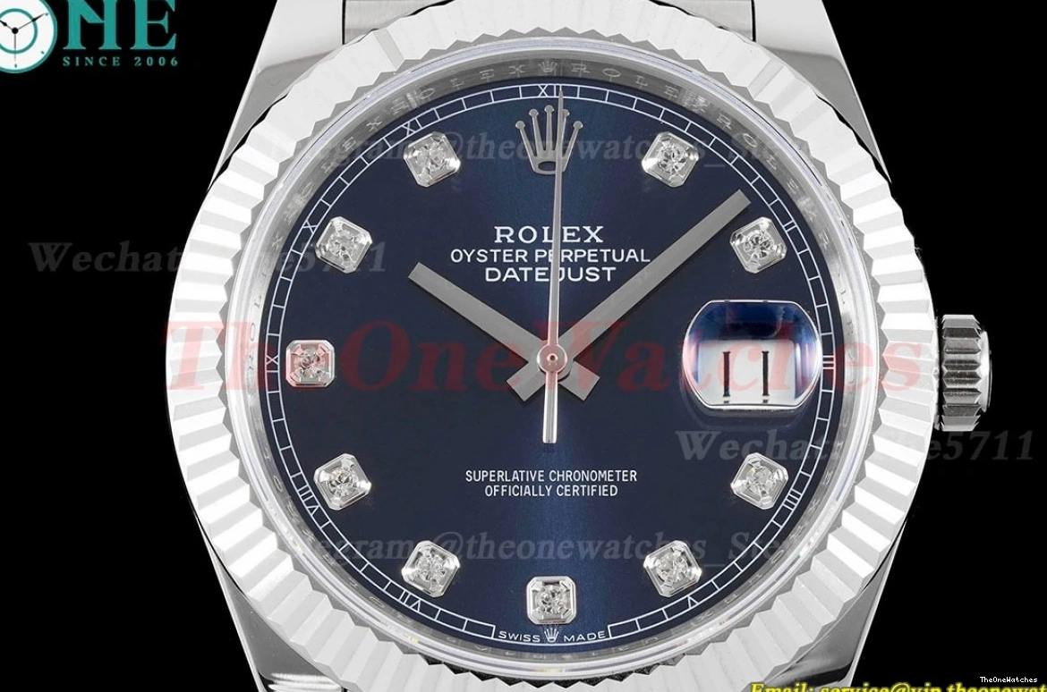 SS 41mm Jub ARF Dia 904L 126334 Datejust VR3235 SS Blue 0216